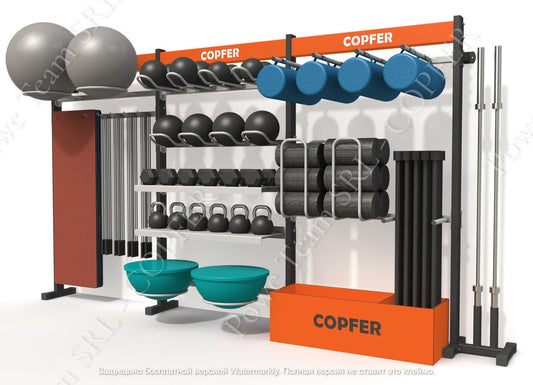 SUPPORT FOR SPORTS EQUIPMENT PTP 648