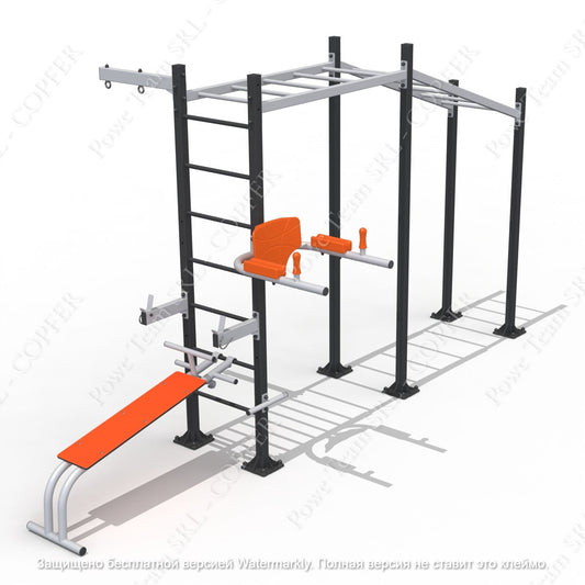 Sports complex with horizontal bars РТР 521-02