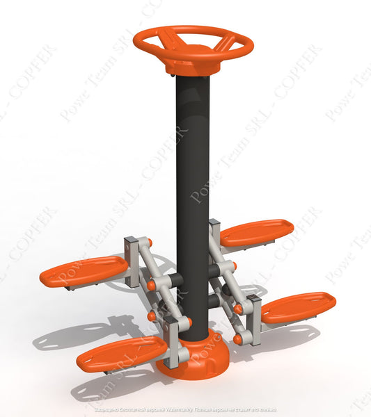 Double fitness machine 